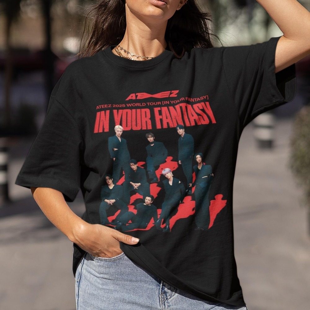 Graphic ATEEZ World Tour 2025 In Your Fantasy Tshirt